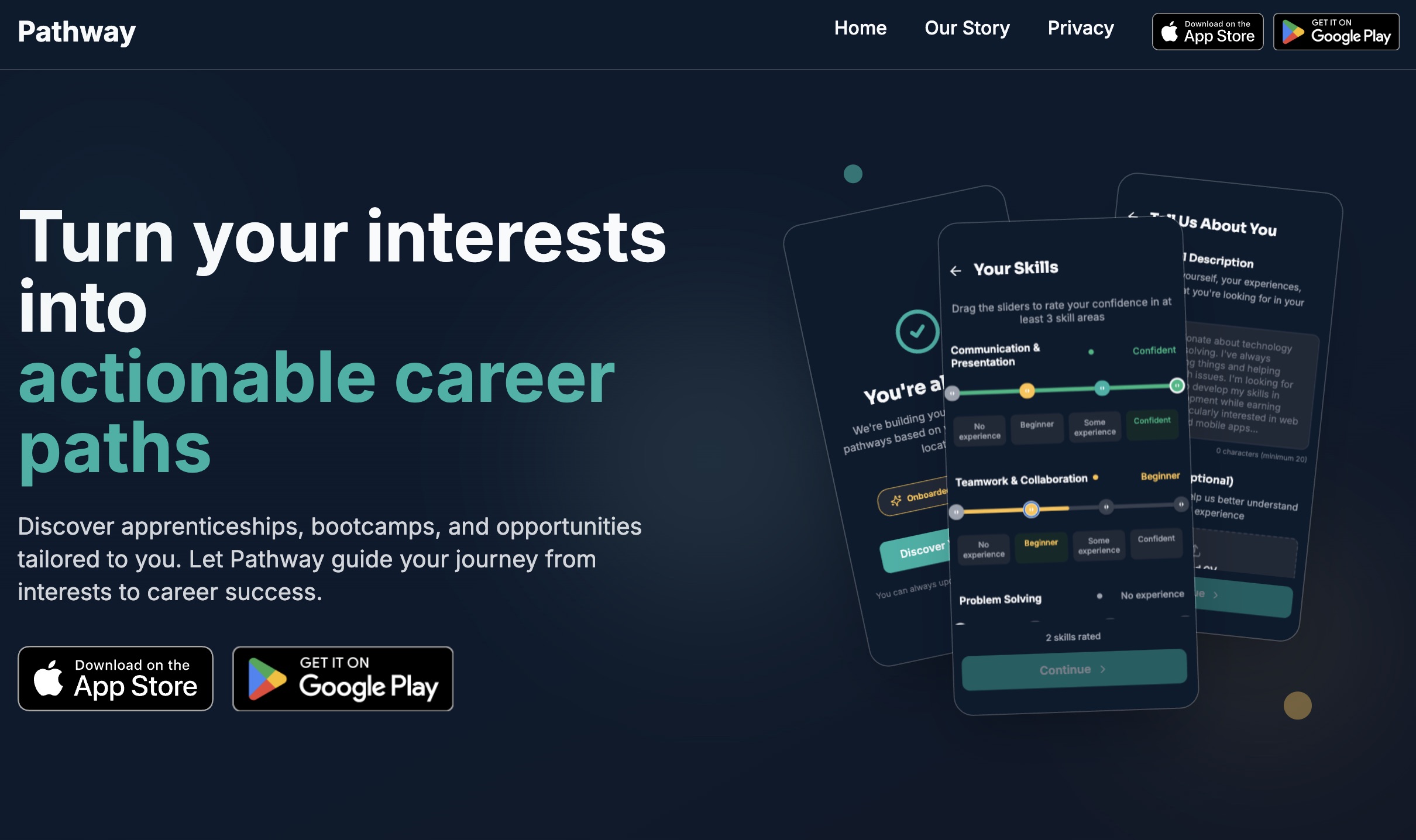 PathwayApp.io - Mobile app for NEET young people
