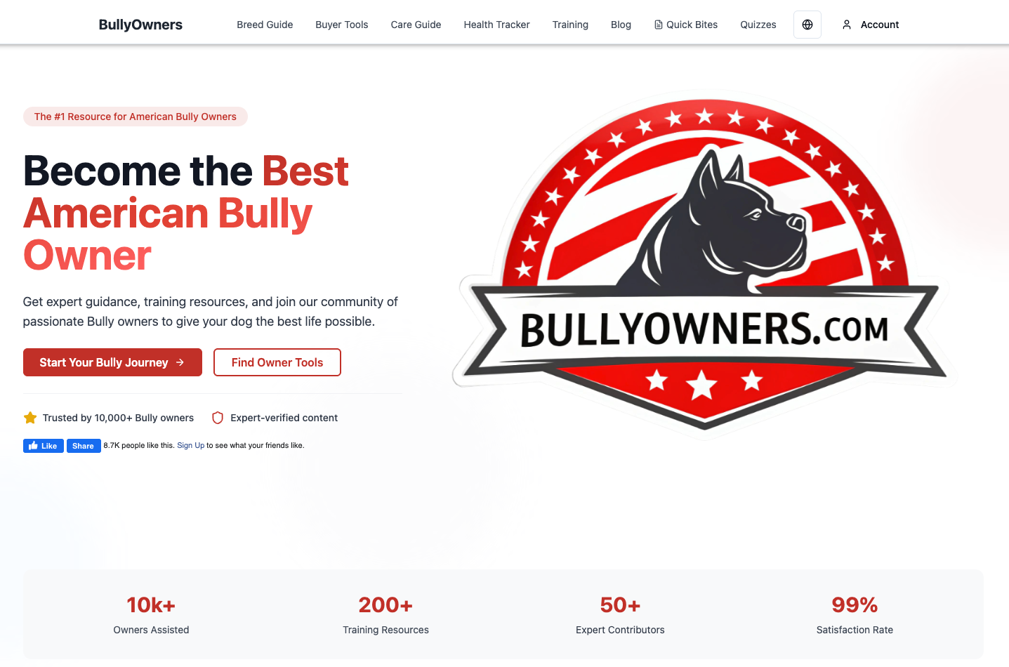 BullyOwners.com screenshot